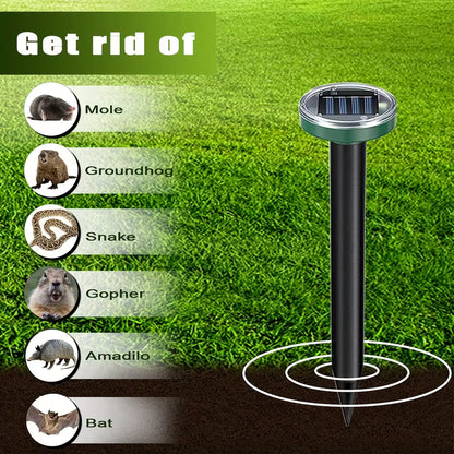 SolarGuard Underground Sonic Repeller – 4 Pack