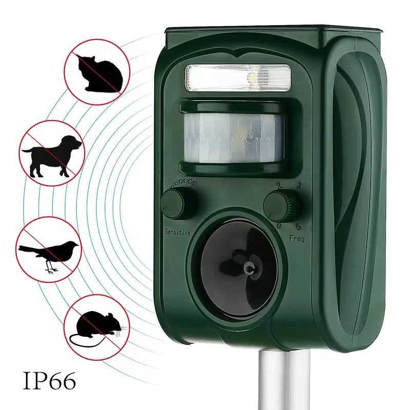 Solar Sentinel Ultrasonic Animal Deterrent