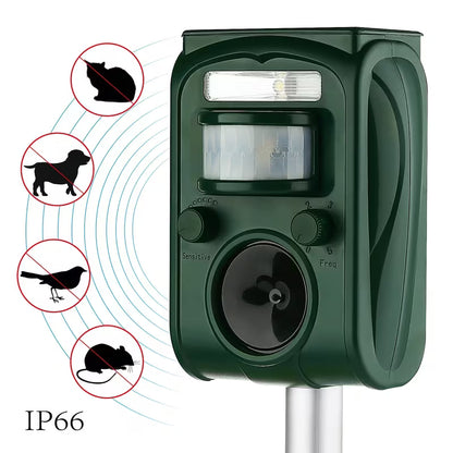 Solar Sentinel Ultrasonic Animal Deterrent