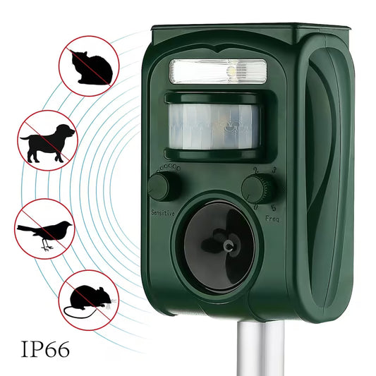 Solar Sentinel Ultrasonic Animal Deterrent