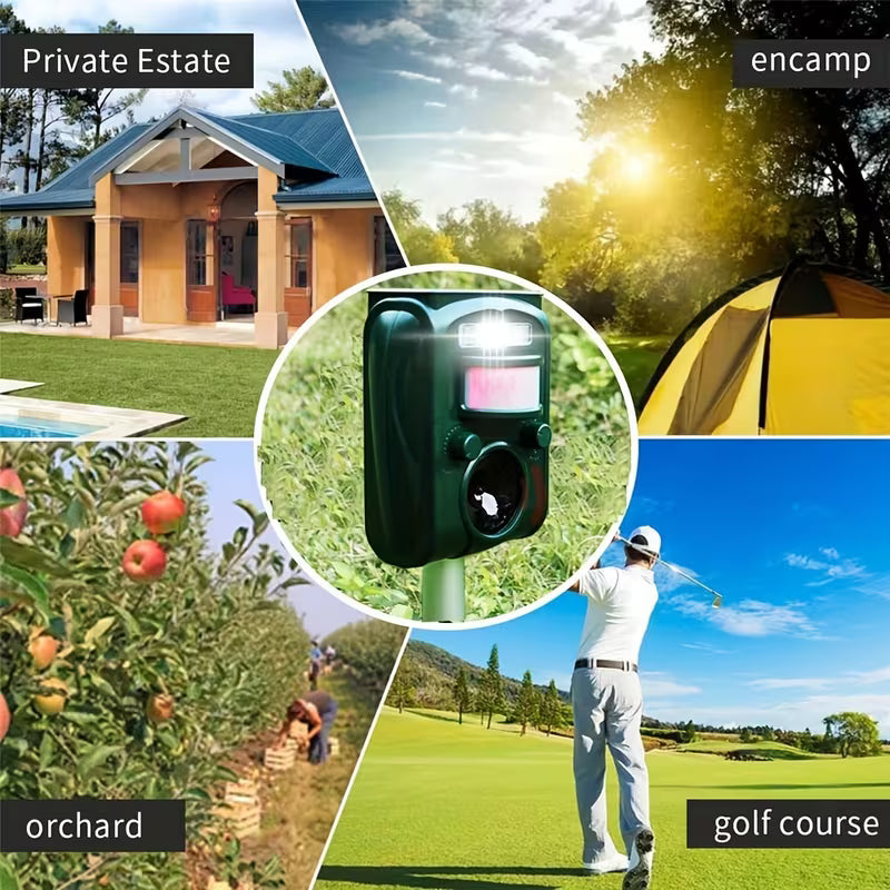 Solar Sentinel Ultrasonic Animal Deterrent