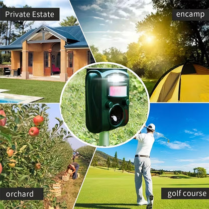 Solar Sentinel Ultrasonic Animal Deterrent