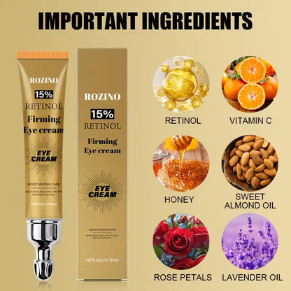 Retinol & Honey Firming Eye Cream with 360° Massage Tip
