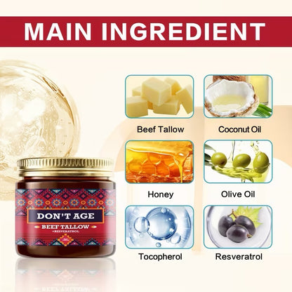 Don't Age Tallow Cream – Anti-Aging Skin Nourishing Moisturizer