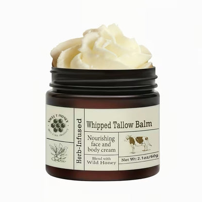 Grass-Fed Whipped Tallow & Honey Balm